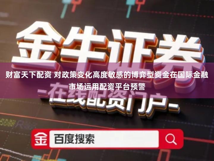 财富天下配资 对政策变化高度敏感的博弈型资金在国际金融市场运用配资平台预警